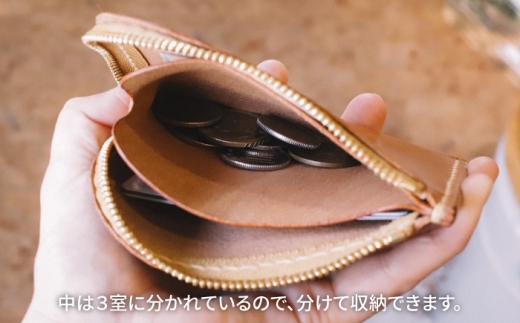 【Red Tea】ファスナーウォレット 財布 コンパクト 革 レザー 15017 Duram Factory/ドゥラムファクトリー [AJE059-7]