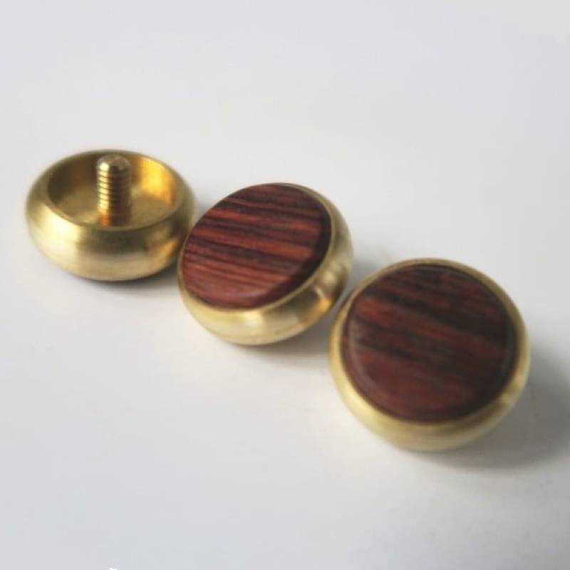 木製ピストンボタン Y型（真鍮削り出し） Y型 真鍮削り出し 選べる 素材 花林コブ材 ローズウッド材 トランペット フリューゲルホルン コルネット ピッコロトランペット 木製 ピストンボタン 重量型 拡散防止 音質向上 フィンガーアクション 愛知県 小牧市 送料無料