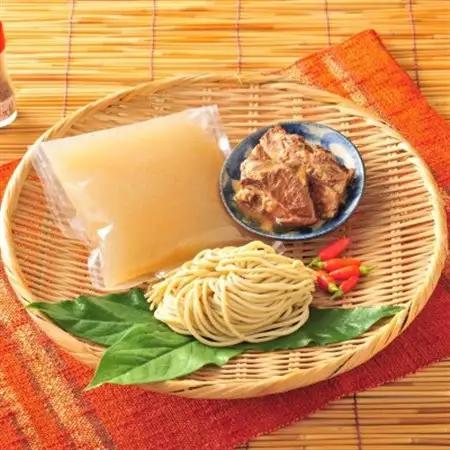 宮良そば もちもち生麺の本ソーキそば 10食セット(特製スープ付き)【配送不可地域：離島】【1692826】