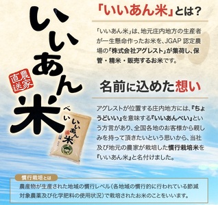 SI0045　12月下旬発送開始／【6回定期便】令和7年産 無洗米はえぬき　5kg×6回(計30kg)　農家直送『いいあん米』AG