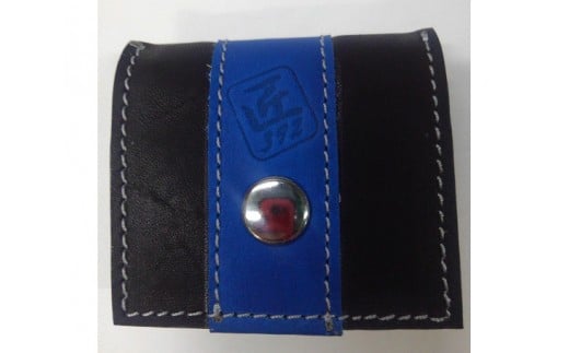 野球グローブの革製！小さなコインケース BAG ／ 小銭入れ 折りたたみ式 コンパクト 手作り 大阪府 特産品 No.043