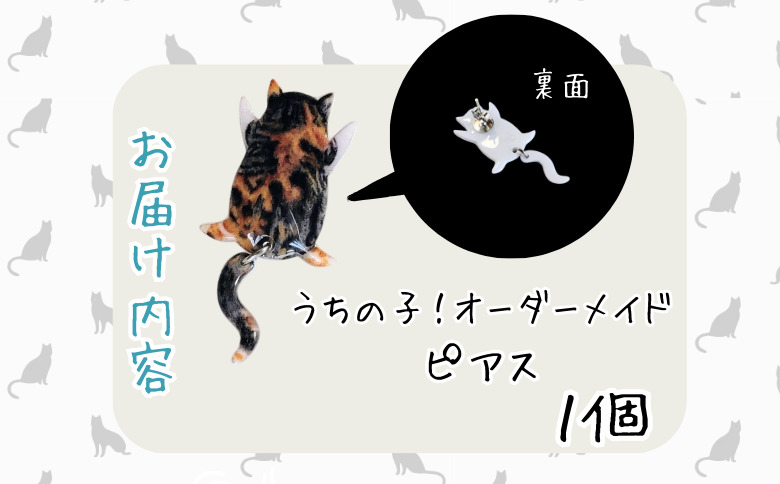 うちの子オーダーメイド ピアス【配送日指定不可】　45P7310