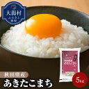 【ふるさと納税】【令和6年産】秋田県産あきたこまち5kg【配送不可地域：離島・沖縄県】【1381409】