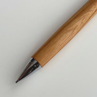 ふるさと納税 木祖村 国産銘木欅(けやき)無垢材木軸シャープペンシル(0.5mm芯) |  | 01