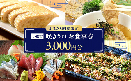 お食事券 飲食チケット お食事券【3,000円分 1,000円券×3枚】