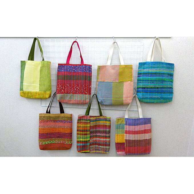 【ふるさと納税】A4トートバック 民芸品 工芸品 福祉用品 　お届け：寄付入金確認から2～3ヵ月後の発送になります