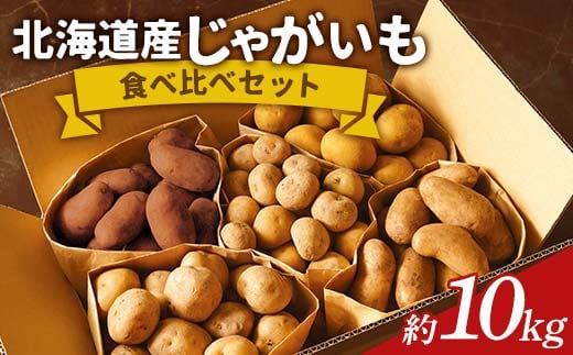 
            令和6年産北海道産じゃがいも 5種 食べ比べセット 計10kg F6S-304
          