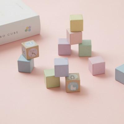 ふるさと納税 東大阪市 キューブ型の知育玩具 Poco a poco【にじいろキューブ】日本製 おもちゃ