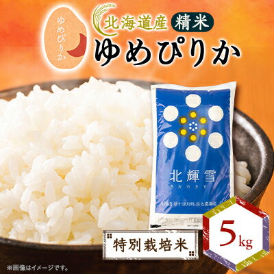 【ふるさと納税】【北海道産】ゆめぴりか 5kg 〈特別栽培米〉 精米【1548559】