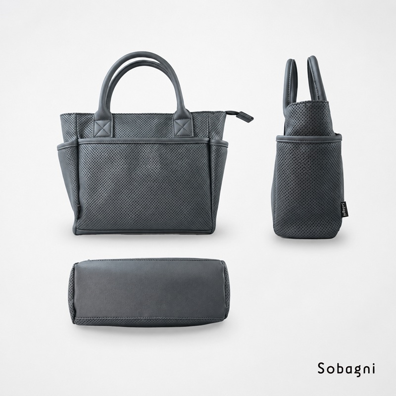 Sobagni カートバッグ -PRATO- ゴルフ カバン バッグ トートバッグ ブラック