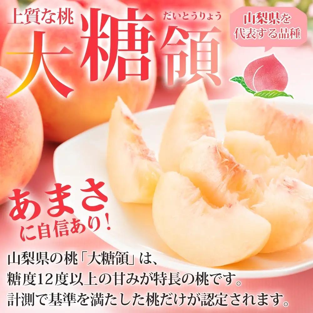 【2026年発送★先行予約】桃 秀品 4.5kg 大糖領 糖度12％以上※クール便配送 177-003-26y