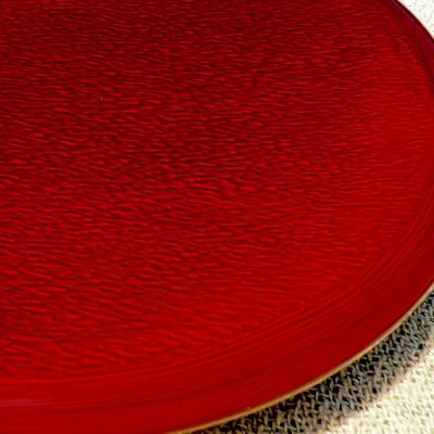 ふるさと納税 香川県 【香川漆器】21cm盛皿　総後藤塗 |  | 01