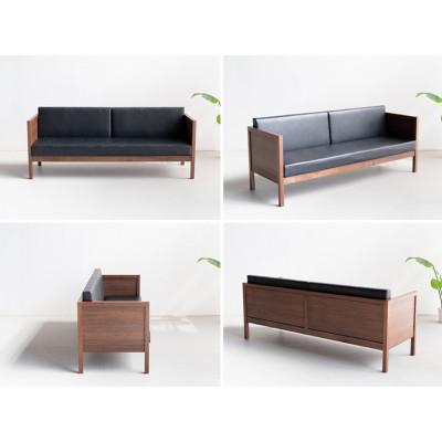 ふるさと納税 大川市 ロンドン 3Pソファ リンカーン ブラック (幅193×奥行68×高さ78cm) |  | 02