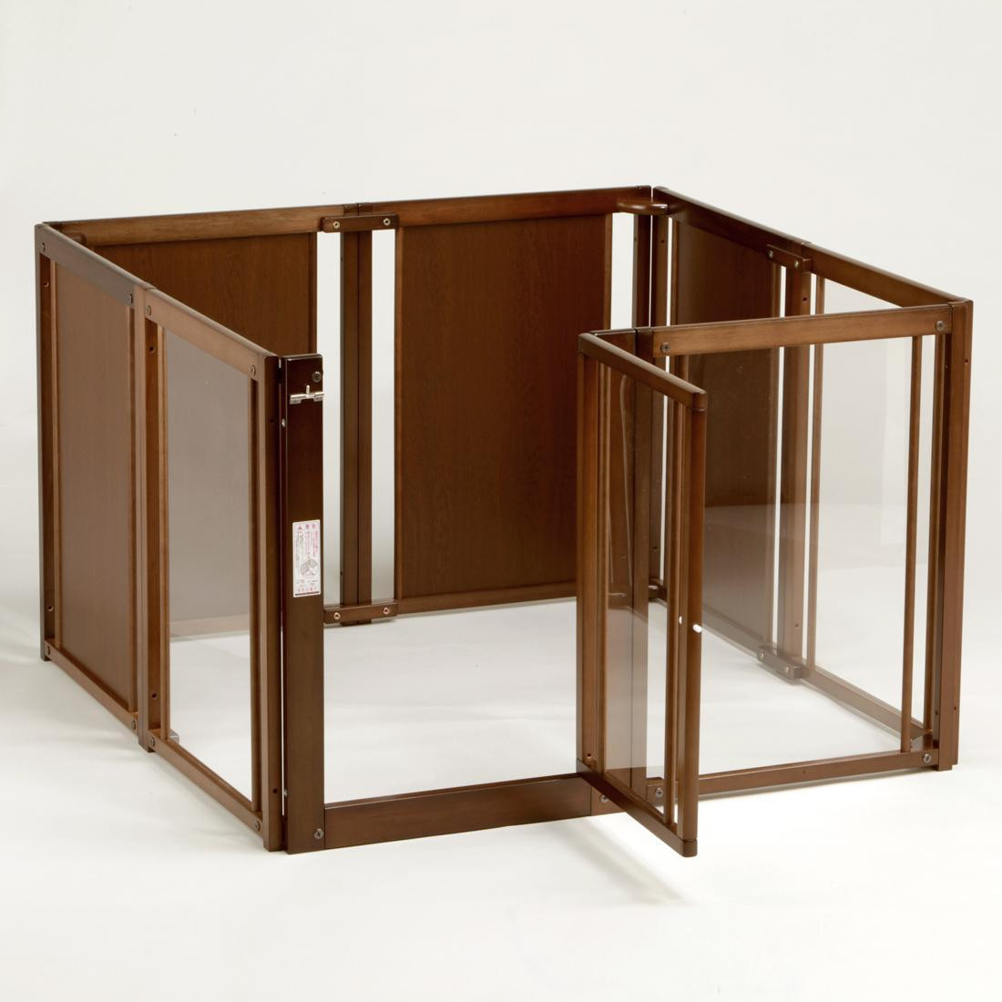 
【選べるカラー】ペット用木製サークル『ペットサークル F 80 XL アクリル』
