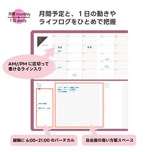 TETEFU　デイリー＆マンスリー「4月始まり」 [082I01]