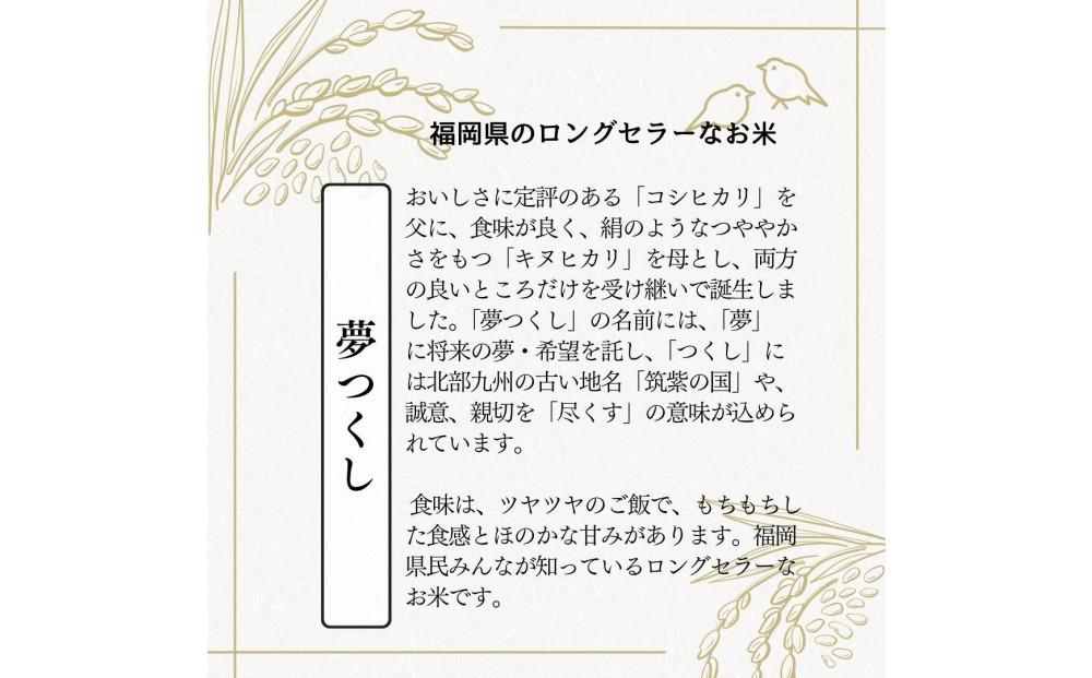 【無洗米】夢つくし《真空パック》10kg(1kg×10本)福岡県産