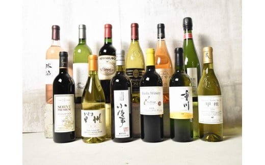 甲州市産クラシックワイン定期便(ワイナリーセレクト)12本(KSB)　G5-610