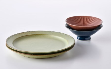 NB 100【波佐見焼】大人気 プレート 茶碗 含む オリジナルセットアップ商品 食器 皿 【福田陶器店/光和陶器】 [NB100] 波佐見焼