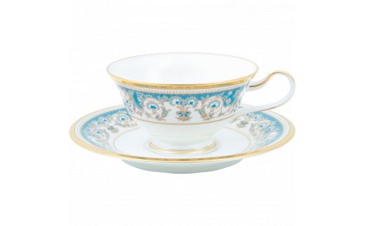 【ノリタケ】アルマンド カップ&ソーサー 058-H853