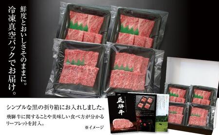 飛騨牛 厳選2種盛 600ｇ（赤身焼肉・カルビ焼肉）小分け 冷凍真空パック【飛騨高山ミートMZ008】