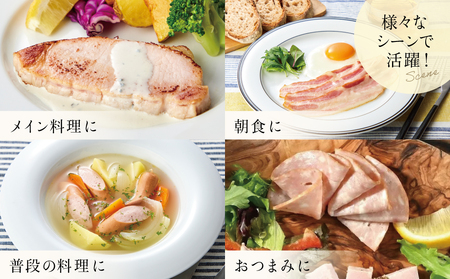 【マイスター山野井】ハム・ソーセージ 5種 詰合せ 計10P ウインナー ベーコン ハム スライス お取り寄せ 肉 豚肉 ご当地 鹿児島 グルメ ロースハム オードブル 惣菜 おかず おせち パーティ