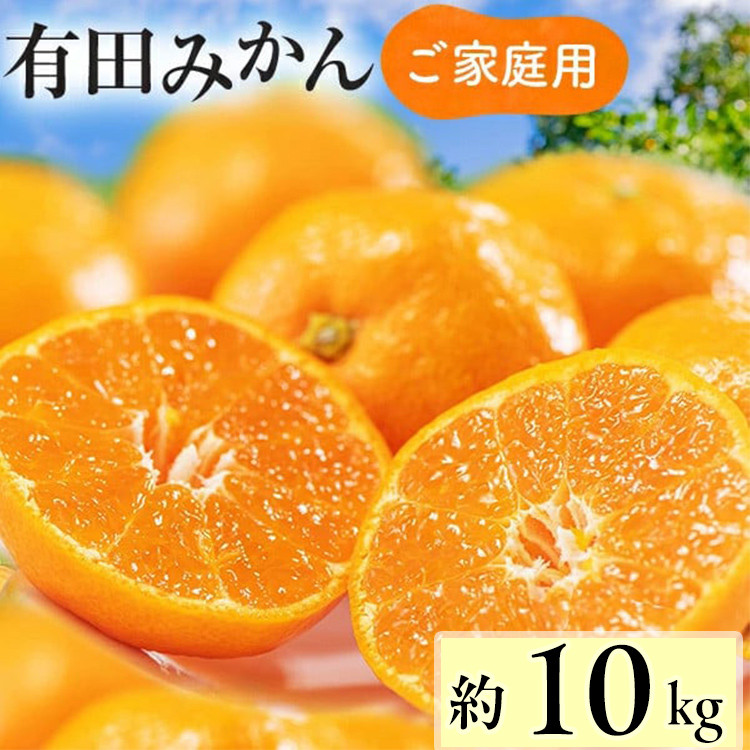 
            【先行予約】【数量限定】濃厚有田みかん(ご家庭用) 約10kg+300g(保証分) ※2024年12月上旬～12月下旬頃順次発送予定 ※北海道・沖縄・離島への配送不可
          