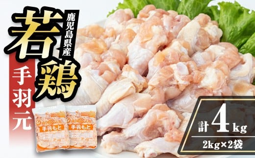 
            i1092-A 鹿児島県産 手羽元(計4kg・2kg×2袋) 鶏肉 鳥肉 とり肉 手羽 手羽もと 国産 鹿児島県産 2kg 4kg 安心安全 冷凍 【まつぼっくり】
          