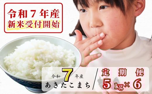 
            《令和7年産新米受付開始》【6回定期便】白米 5kg 令和7年産 あきたこまち 岡山 あわくら源流米 K-bf-CEFA
          