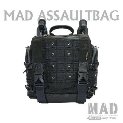 【ふるさと納税】ラフテール【MADアサルトバッグ17L】ブラック　MAD-SB-AS-17-BK【1597666】