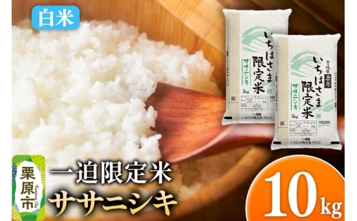 【白米】令和7年産 一迫限定米 ササニシキ 10kg（5kg×2袋）