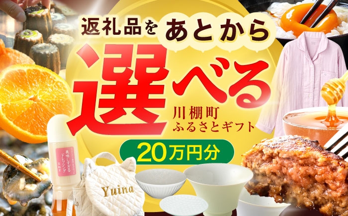 
            【あとから選べる】川棚町ふるさとギフト 20万円分　長崎県 川棚町 [OZZ020]
          