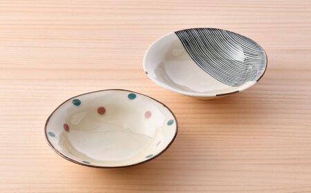 【波佐見焼】ボウル・皿 5点セット【大貴セラミックス/奥川陶器】[NB143]