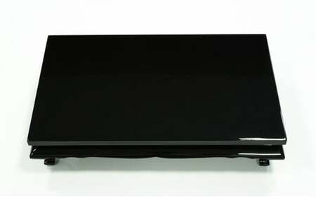 天平卓13号 黒無地 民芸品 工芸品 雑貨 日用品 花台 小ぶり 木地 カット シンプル デザイン 製作 カシュ塗 お花  FAD-1006