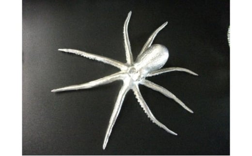 ［高岡銅器］オクトパス 錫製品 動物 卓上 雑貨 プレゼント ギフト 日本製 [№5616-1697]