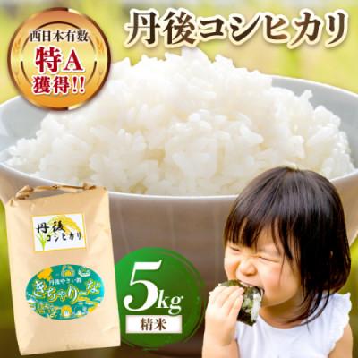 ふるさと納税 京丹後市 【令和7年産/直売所直送】検査1等米 丹後コシヒカリ 精米5kg 直売所からおいしいお米をお届け