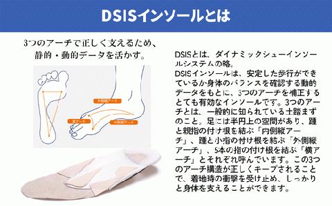 【オリジナル インソール作成】 DSISインソール 歩行サポート 受注作成 S-CUTE 63-01