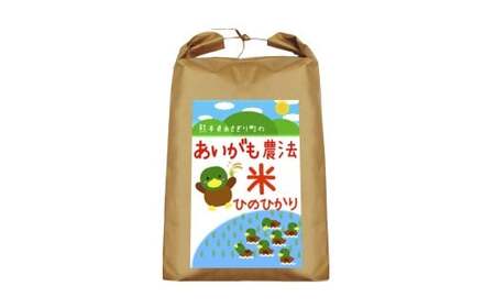 令和7年産 合鴨農法米 ヒノヒカリ 白米 5kg×1袋 米 お米 こめ ライス 農薬・化学肥料不使用 合鴨農法 国産 九州 熊本県産 常温
