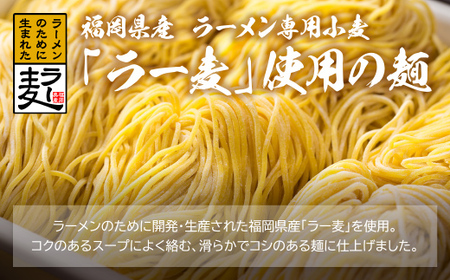 U16-17 福岡県産ラー麦 博多生ラーメンとんこつ味 【JTW】 【fukuchi00】