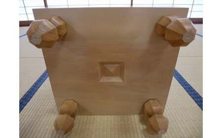 GS-12【 碁盤 】桂 40号 足付き 囲碁 将棋 木工品