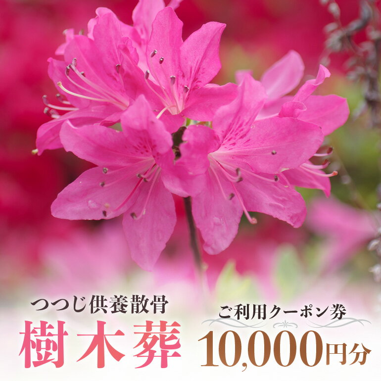 【ふるさと納税】自然供養のカンシャ 樹木葬　つつじ供養散骨　ご利用クーポン 10000円分