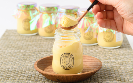 八ヶ岳育ちのたまごと牛乳 かもしかプリン プレーン(90ml×6個)【配送不可地域：離島】【1576516】