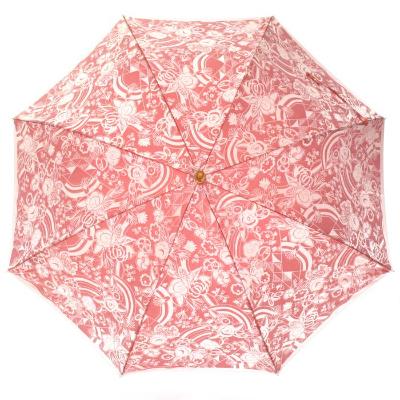 ふるさと納税 富士河口湖町 槙田商店【晴雨兼用】長傘 kirie 更紗:ルージュ |  | 01