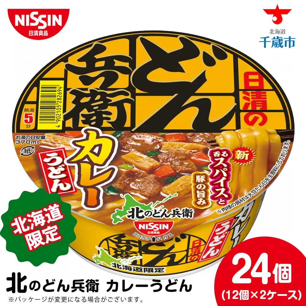 日清 北のどん兵衛 カレーうどん 北海道仕様24個