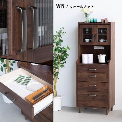 ふるさと納税 大川市 ピグミー ハイチェストボード ウォールナット コンパクト(幅60高さ160) |  | 01
