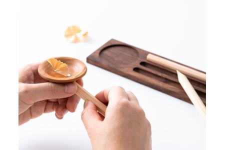 No.336 木聞器ブラックチェリー製杯型香筆シャープナー【スペシャルセット】500g