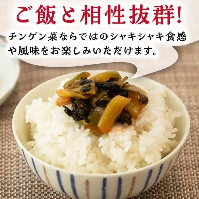 【12回定期便】ちんげん菜キムチ 2袋 /おかわりのうえん [UDD008] 漬物 キムチ