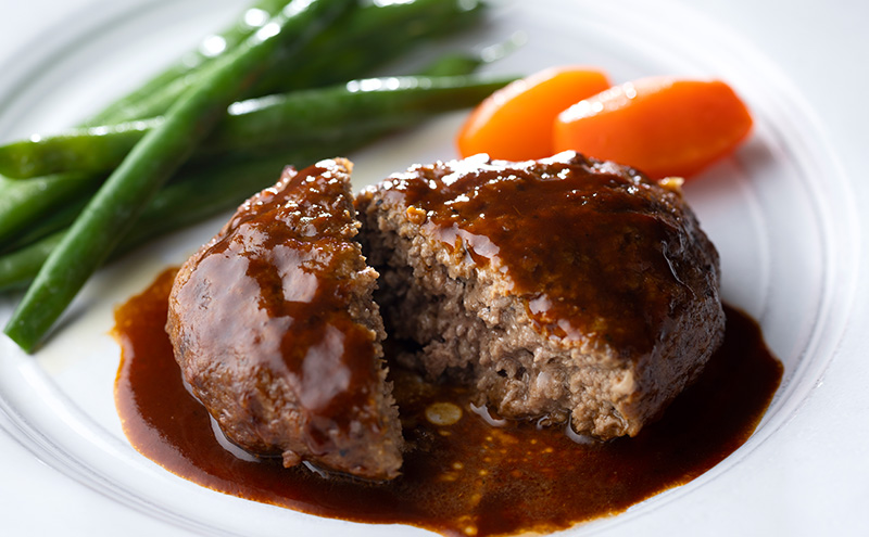 ハンバーグ ミート矢澤 黒毛和牛グリルドハンバーグ＆マッシュポテト ギフト デミグラスハンバーグ 黒毛和牛 肉々しい ジューシー マッシュポテト じゃがいも 大田区 東京都