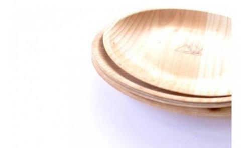 【小国町森林組合】小国杉 国産材 天然木 SDGs 丸型 角型 各5枚 国産 小国町 阿蘇 熊本 木製 食器 什器 ウッドトレイ ソーサ― キャンプ BBQ バーベキュー 10枚 贈り物 ギフト プレ