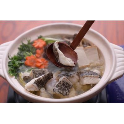 ふるさと納税 対馬市 【対馬産】天然クエ鍋(骨付き身)2〜3人前