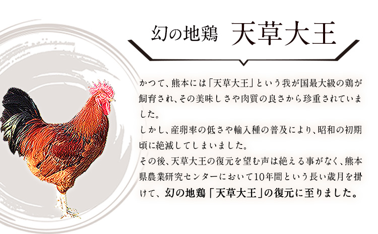 天草大王　ハーフセット 約750g 《60日以内に出荷予定(土日祝除く)》 【幻の地鶏】もも・むね・ささみ各1枚 熊本県産 長洲町